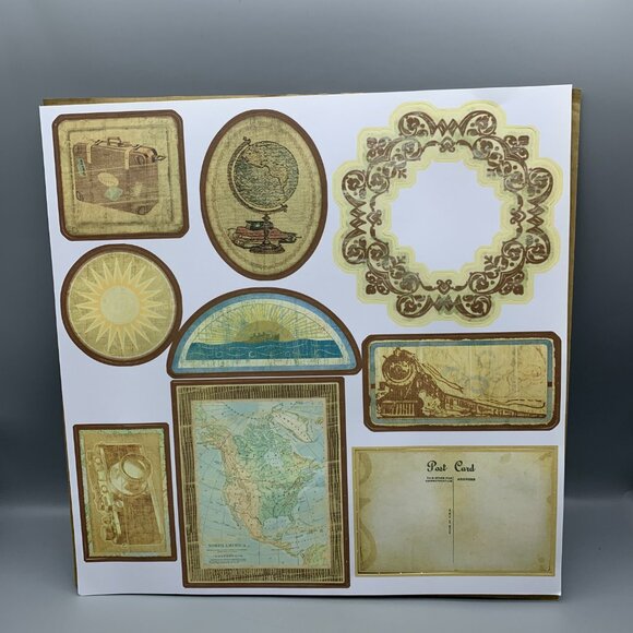 NEW in Package Creative Memories TRAVEL Themed PicFolio Kit for Scrapbooking - Picture 12 of 12
